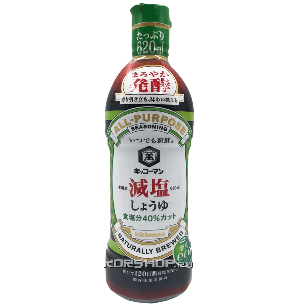 Соевый соус с пониженным содержанием соли Kikkoman, Япония, 620 мл Соевый соус с пониженным содержанием соли Kikkoman, Япония, 620 мл