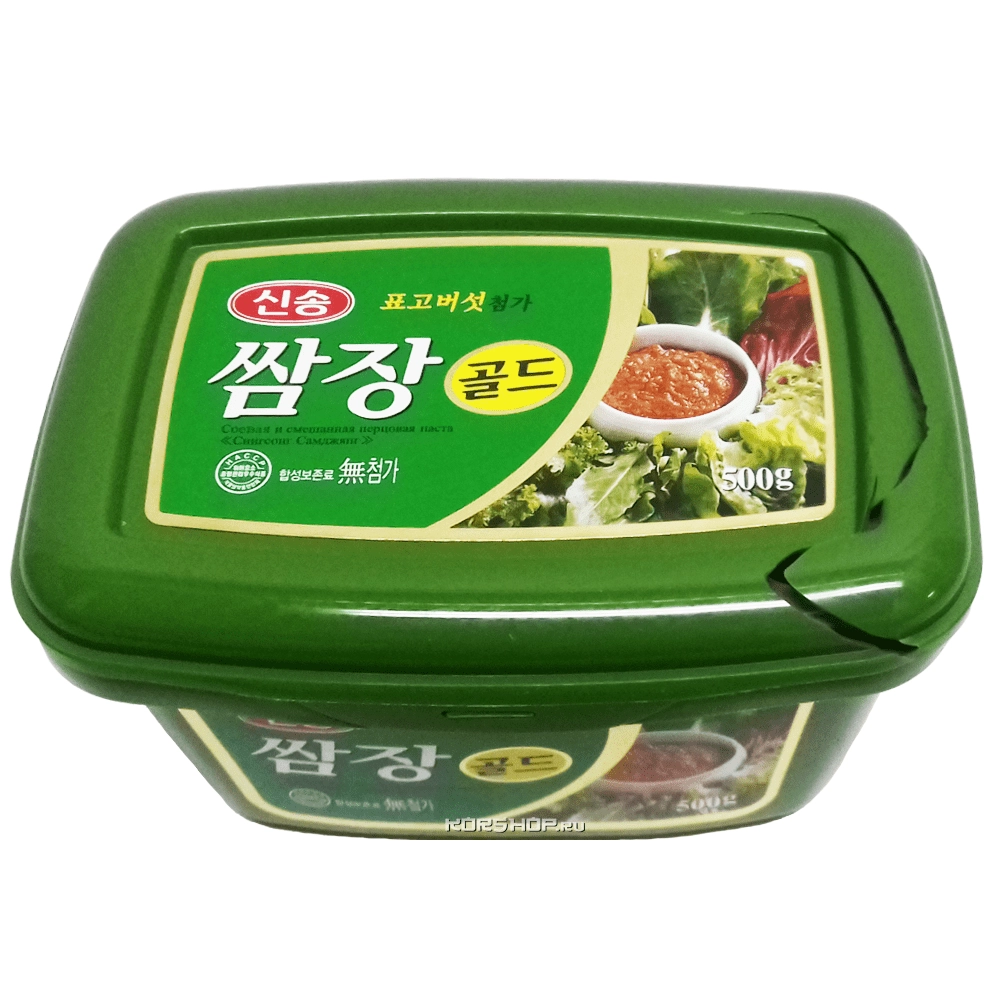 Смешанная соево-перцовая паста Самдян Синсонг, Корея, 500 г (уценка, треснутая крышка) Смешанная соево-перцовая паста Самдян Синсонг, Корея, 500 г (уценка, треснутая крышка)