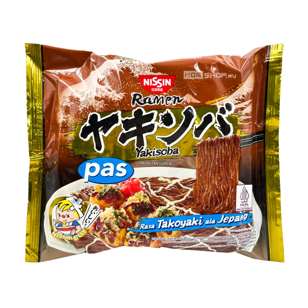 Лапша Якисоба по-японски Japanese Style Yakisoba Nissin, Индонезия, 76 г