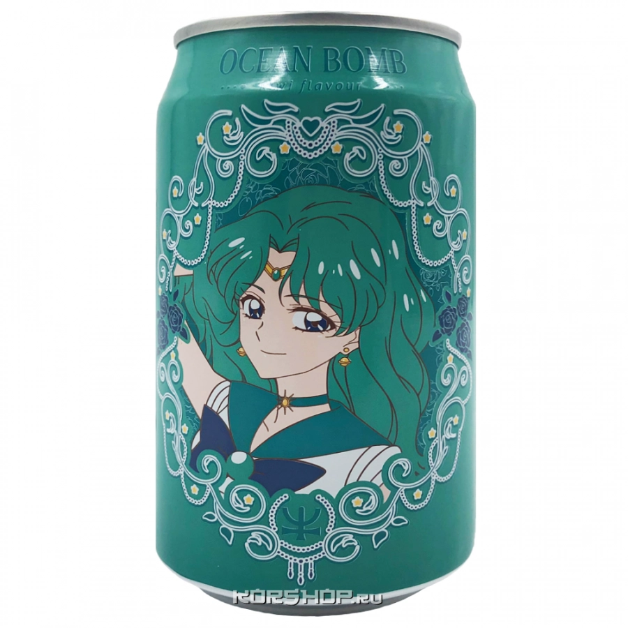 Лимонад со вкусом киви «Сейлор Мун» Ocean Bomb, Тайвань, 330 мл Лимонад со вкусом киви «Сейлор Мун» Ocean Bomb, Тайвань, 330 мл