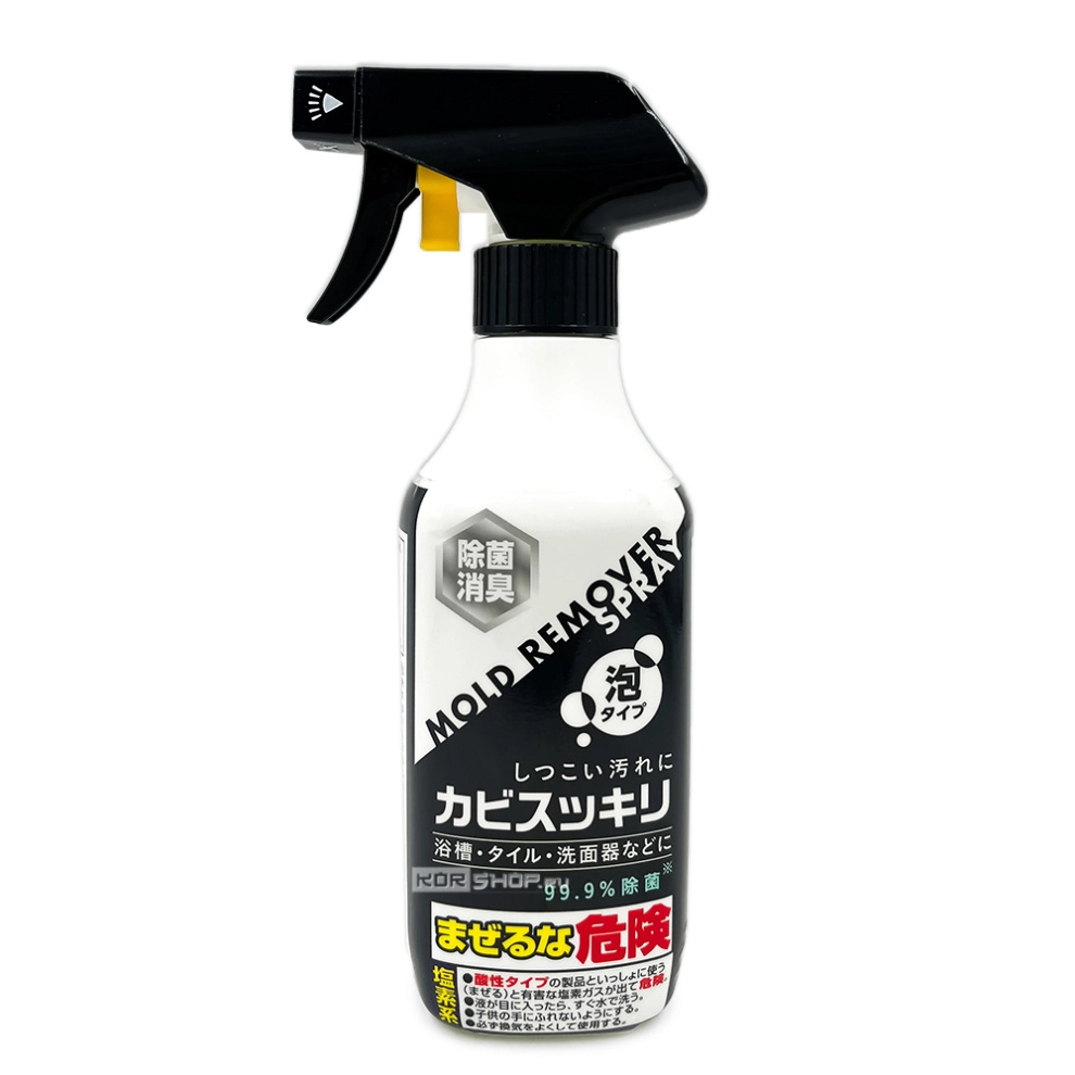 Пеномоющее средство «Антиплесень» для ванны и туалета спрей Mold Remover Rocket Soap, Япония, 400 мл Пеномоющее средство «Антиплесень» для ванны и туалета спрей Mold Remover Rocket Soap, Япония, 400 мл