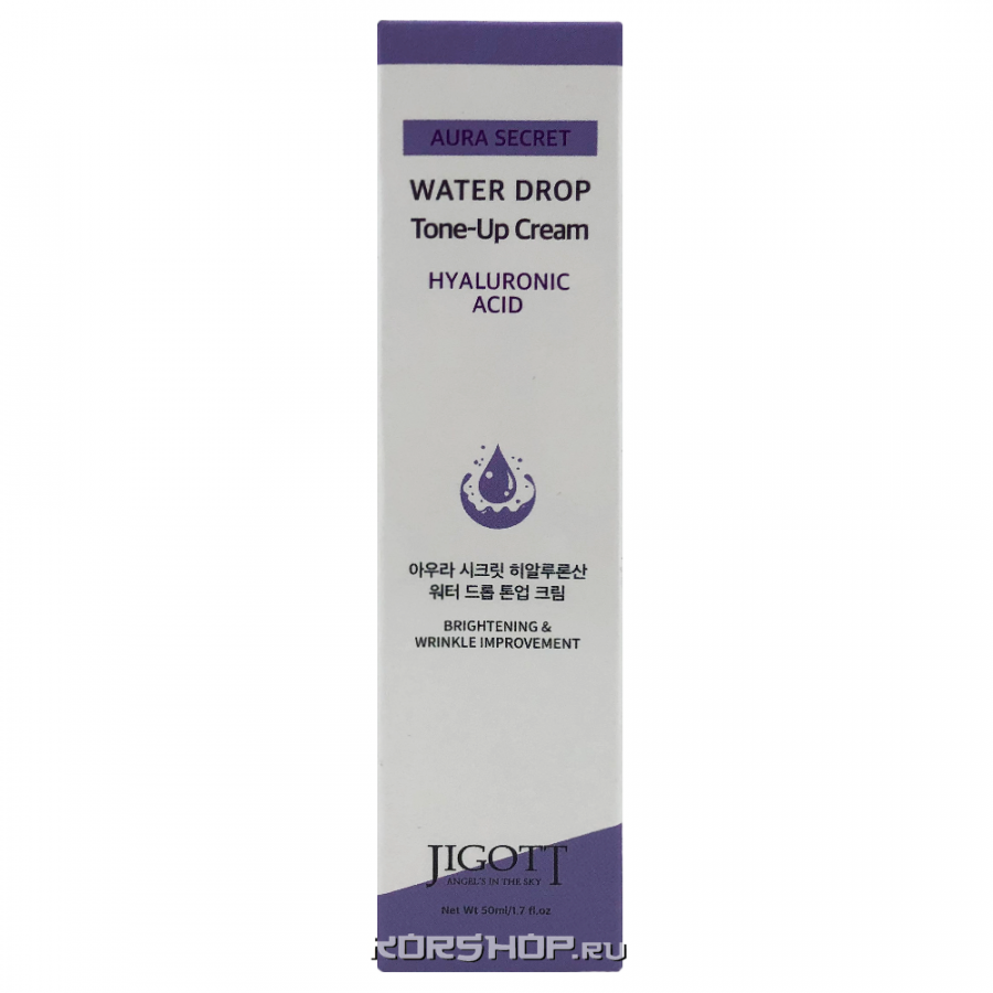 Осветляющий крем для лица с гиалуроновой кислотой Water Drop Tone Up Cream Jigott, Корея, 50 мл