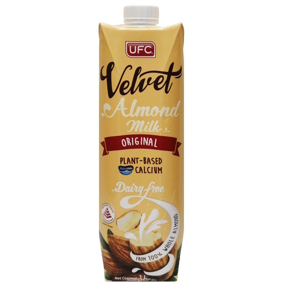Миндальное молоко Original Velvet, Таиланд, 1 л Миндальное молоко Original Velvet, Таиланд, 1 л