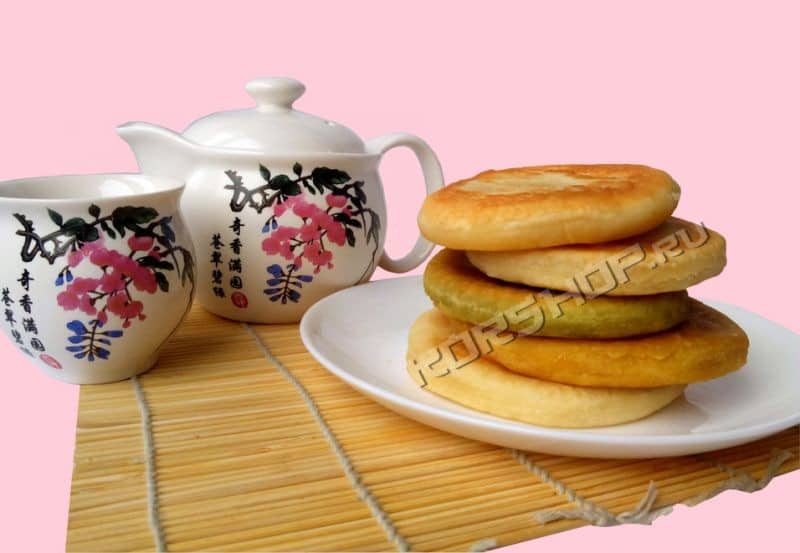 Корейские оладьи замороженные Хотток (Hotteok) с разными начинками, Корея 400 г