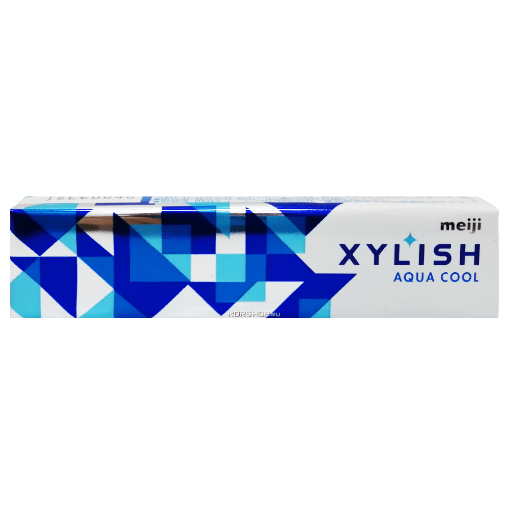 Жевательная резинка с мятным вкусом Xylish Aqua Cool Meiji, Япония, 17 г