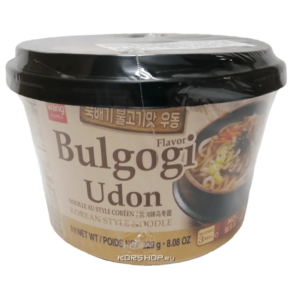 Удон со вкусом Пулькоги Wang, Корея, 229 г