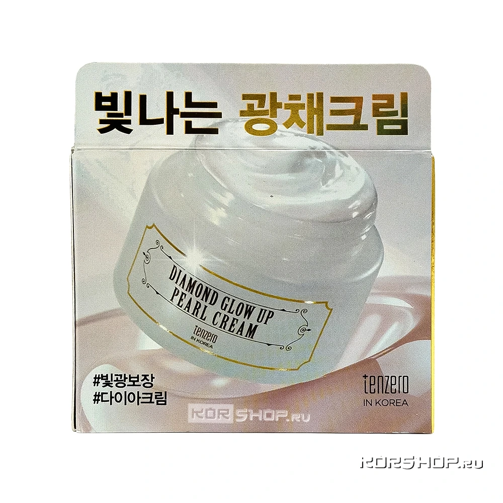Увлажняющий крем для сияния кожи с алмазной пудрой (Diamond Glow Up Cream) Tenzero, Корея, 80 г