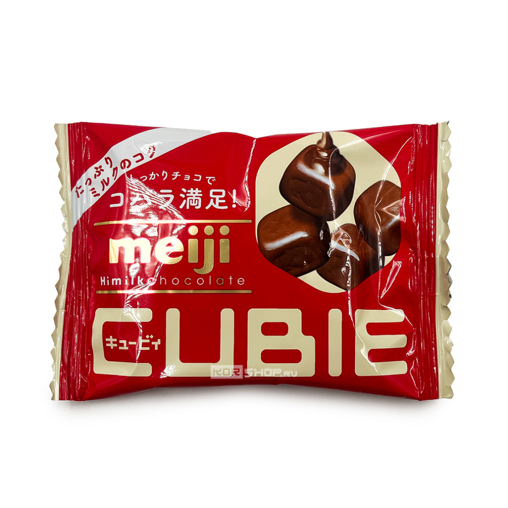 Шоколад насыщенно-молочный Cubie HiMilk Meiji, Япония, 42 г