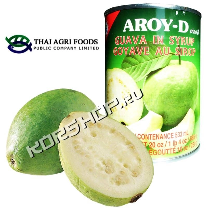 Гуава в сиропе AROY-D Guava in Syrup 565г,