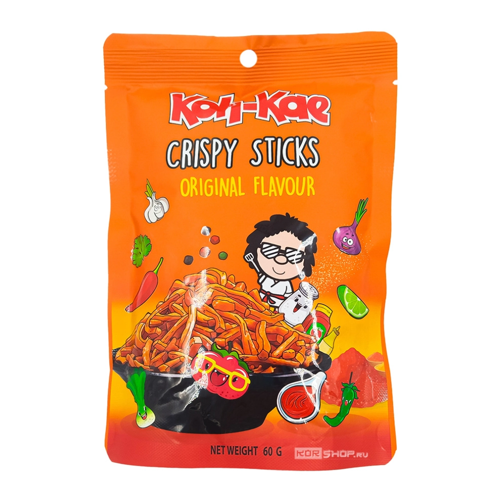 Хрустящие палочки с оригинальным вкусом Koh-kae Crispy Sticks (Таиланд), 60 г Хрустящие палочки с оригинальным вкусом Koh-kae Crispy Sticks (Таиланд), 60 г