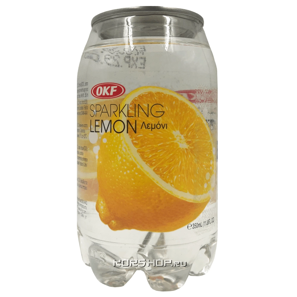 Газированный напиток со вкусом лимона Sparkling OKF, Корея, 350 мл Газированный напиток со вкусом лимона Sparkling OKF, Корея, 350 мл