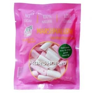 Низкокалорийные ванильно-малиновые маршмеллоу Fit and Sweet, 50 г