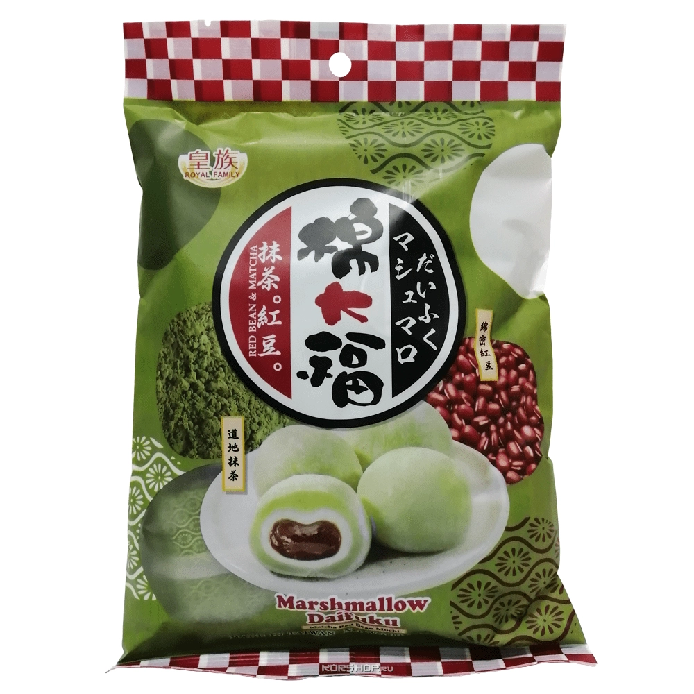 Моти Дайфуку М Роял Матча/Адзуки Royal Family, Тайвань, 120 г.