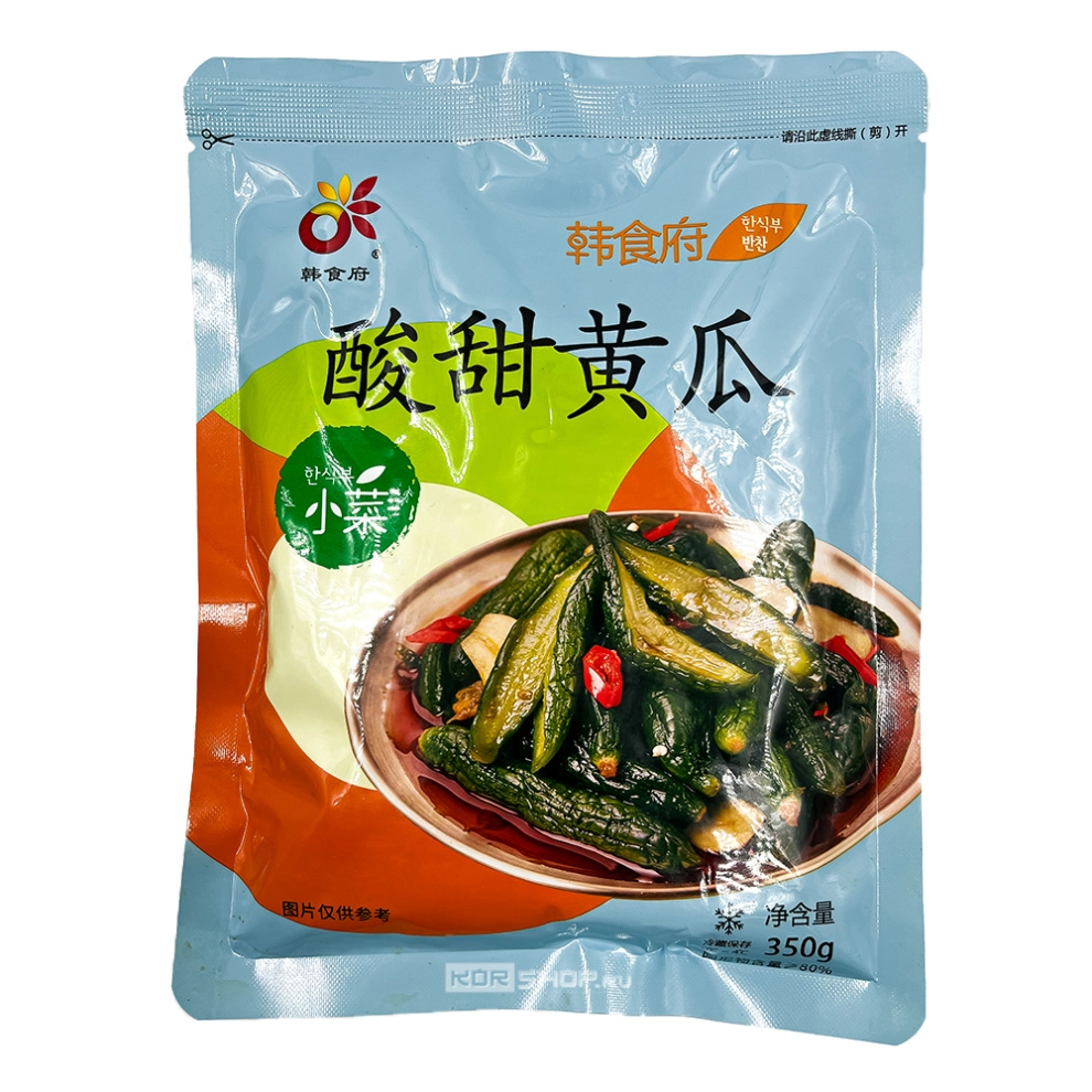 Огурцы маринованные в кисло-сладком соусе Hanshifu, Китай, 350 г Огурцы маринованные в кисло-сладком соусе Hanshifu, Китай, 350 г