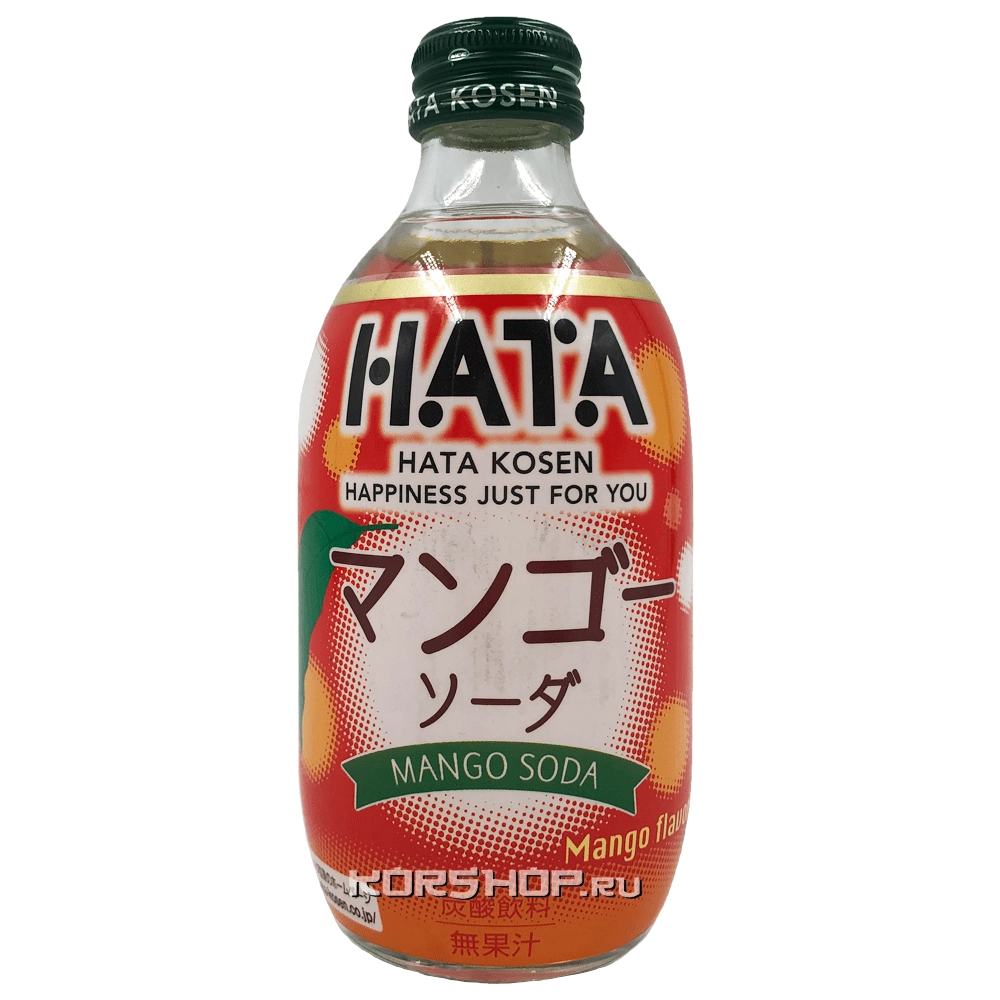 Газированный напиток со вкусом манго Hata Soda, Япония, 300 мл