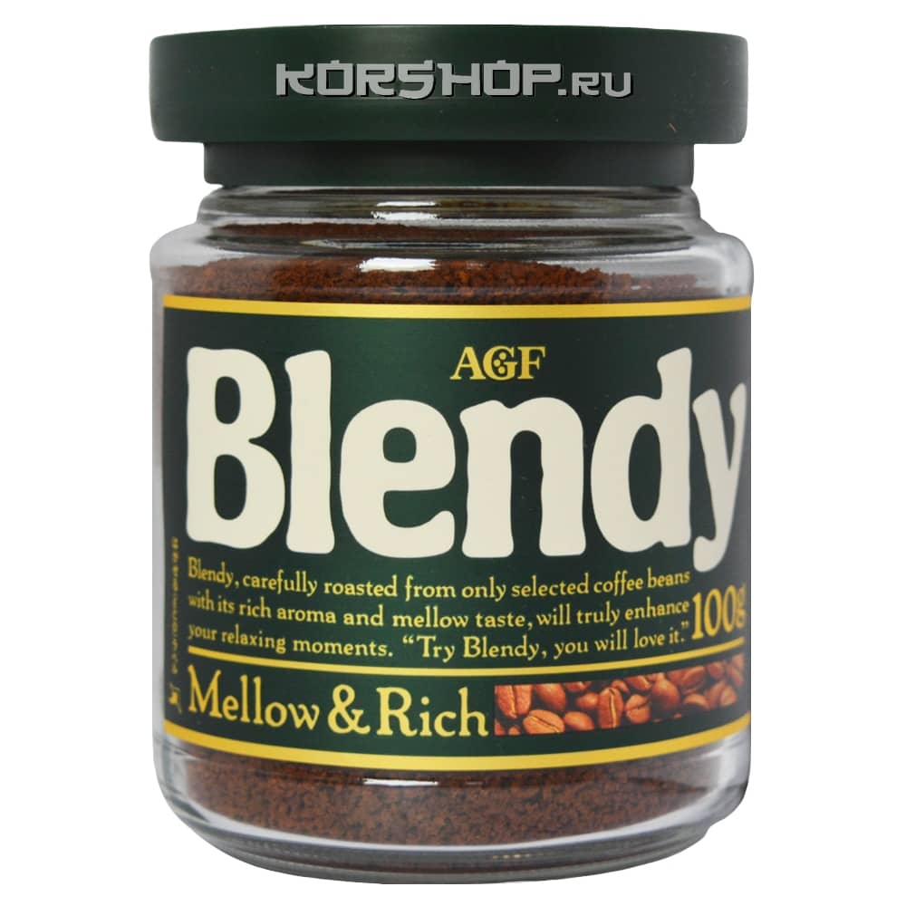 Кофе растворимый (особый вкус) Blendy AGF (ст/б), Япония, 100 г