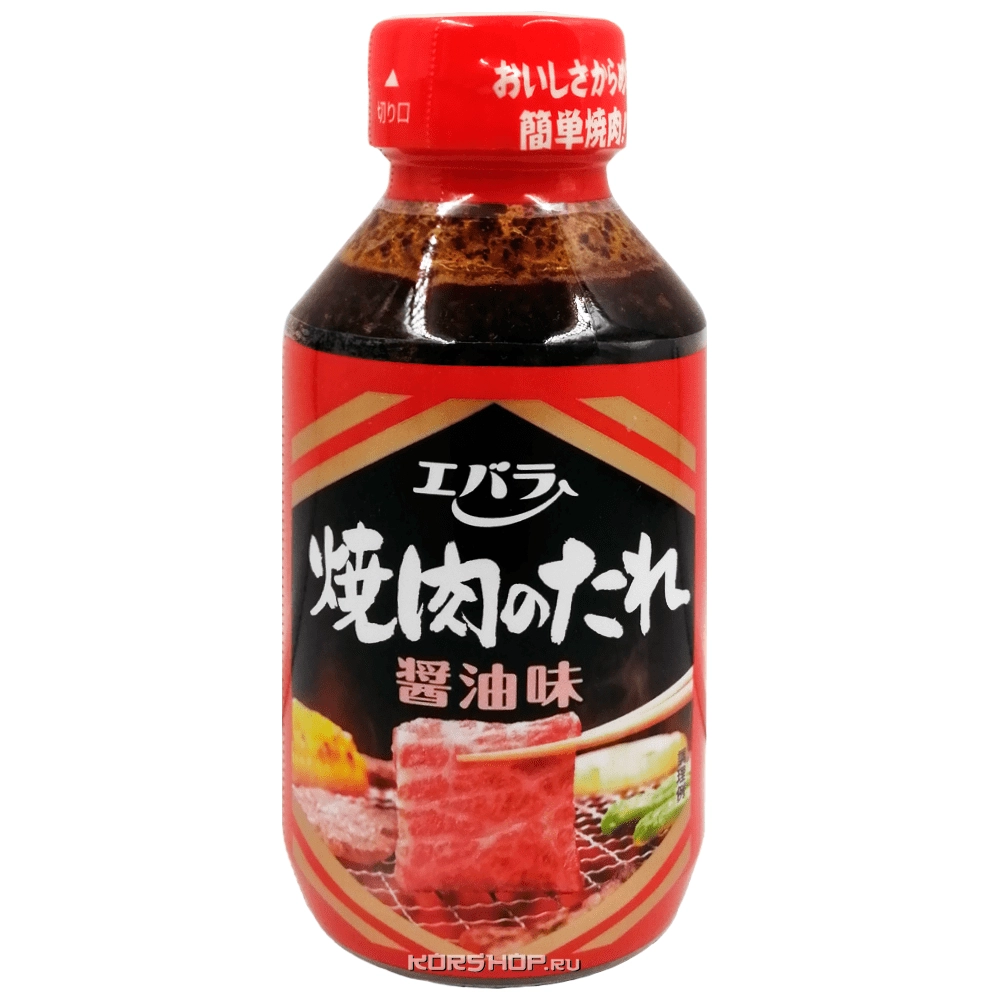 Среднеострый соевый соус маринад для жареного мяса Ebara, Япония, 300 г Среднеострый соевый соус маринад для жареного мяса Ebara, Япония, 300 г