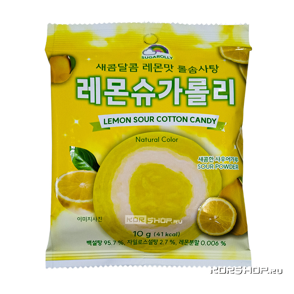 Сахарная вата со вкусом лимона Есунг / Yesung, Корея, 10 г Сахарная вата со вкусом лимона Есунг / Yesung, Корея, 10 г