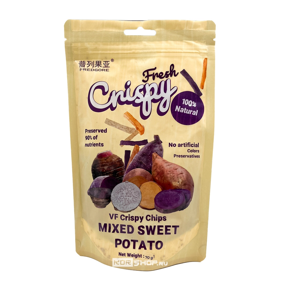 Чипсы из батата и таро Predgore, Россия, 70 г Чипсы из батата и таро Predgore, Россия, 70 г