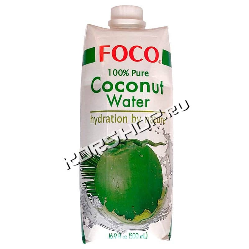 Кокосовая вода без сахара Foco 500 мл...
