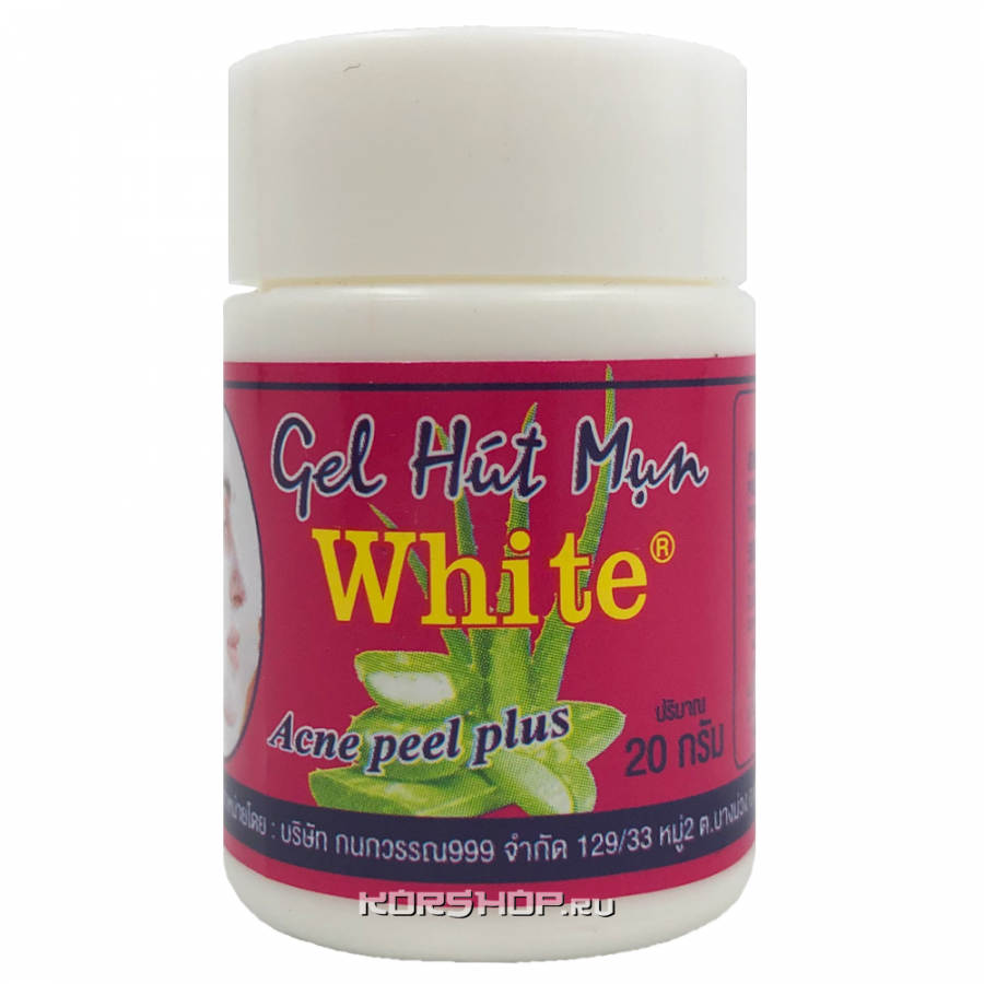 Очищающая маска для удаления черных точек Gel Hut Mun White, Таиланд