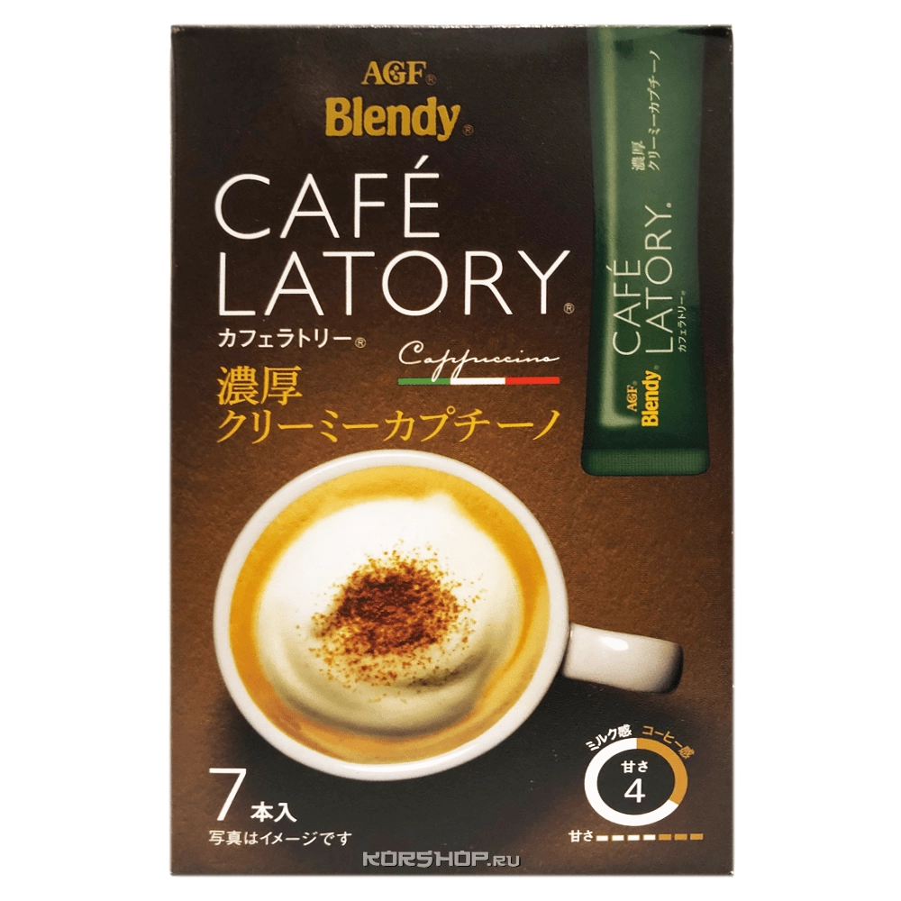 Растворимый кофе капучино Cafe Latory AGF, Япония, 77 г Растворимый кофе капучино Cafe Latory AGF, Япония, 77 г