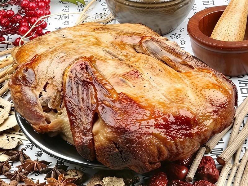 Популярный рецепт утка, запеченная в глине (ори чинхыккуи) из продуктов в каталоге KorShop.ru Популярный рецепт утка, запеченная в глине (ори чинхыккуи)