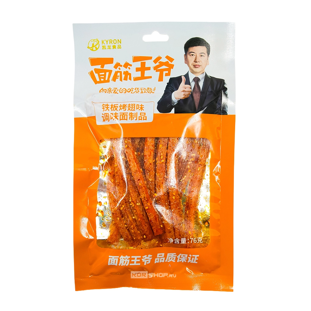 Пряные снеки латяо со вкусом жареной курицы Kyron, Китай, 76 г