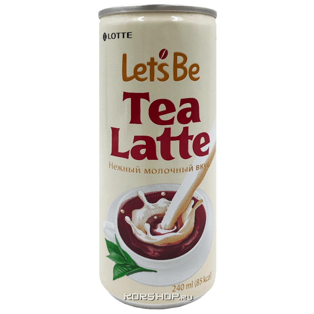 Безалкогольный напиток Чай Tea Латте Let's Be (Летс Би) Lotte, Корея, 240 мл