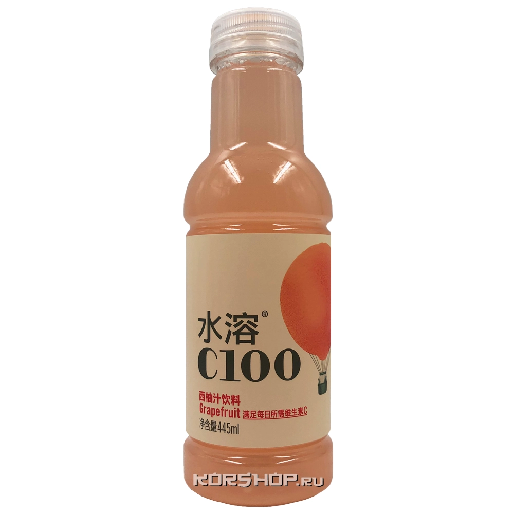 Напиток со вкусом грейпфрута С100 Nongfu Spring, Китай, 445 мл