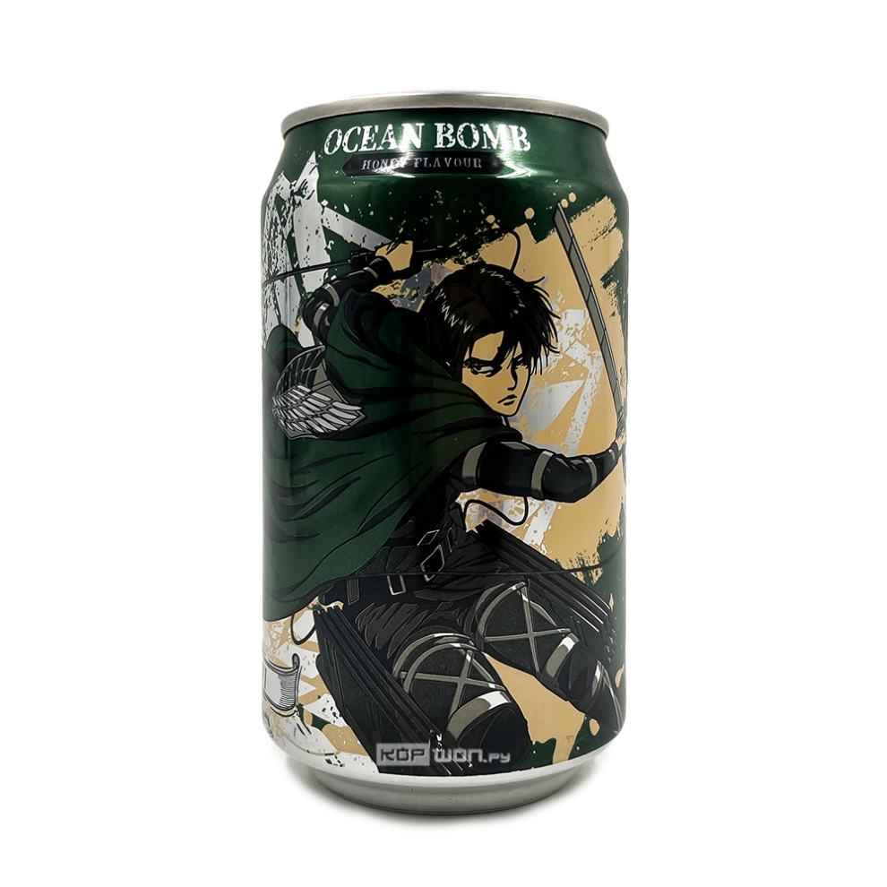 Лимонад со вкусом меда Атака Титанов Attack on Titan Ocean Bomb, Тайвань, 330 мл Лимонад со вкусом меда Атака Титанов Attack on Titan Ocean Bomb, Тайвань, 330 мл