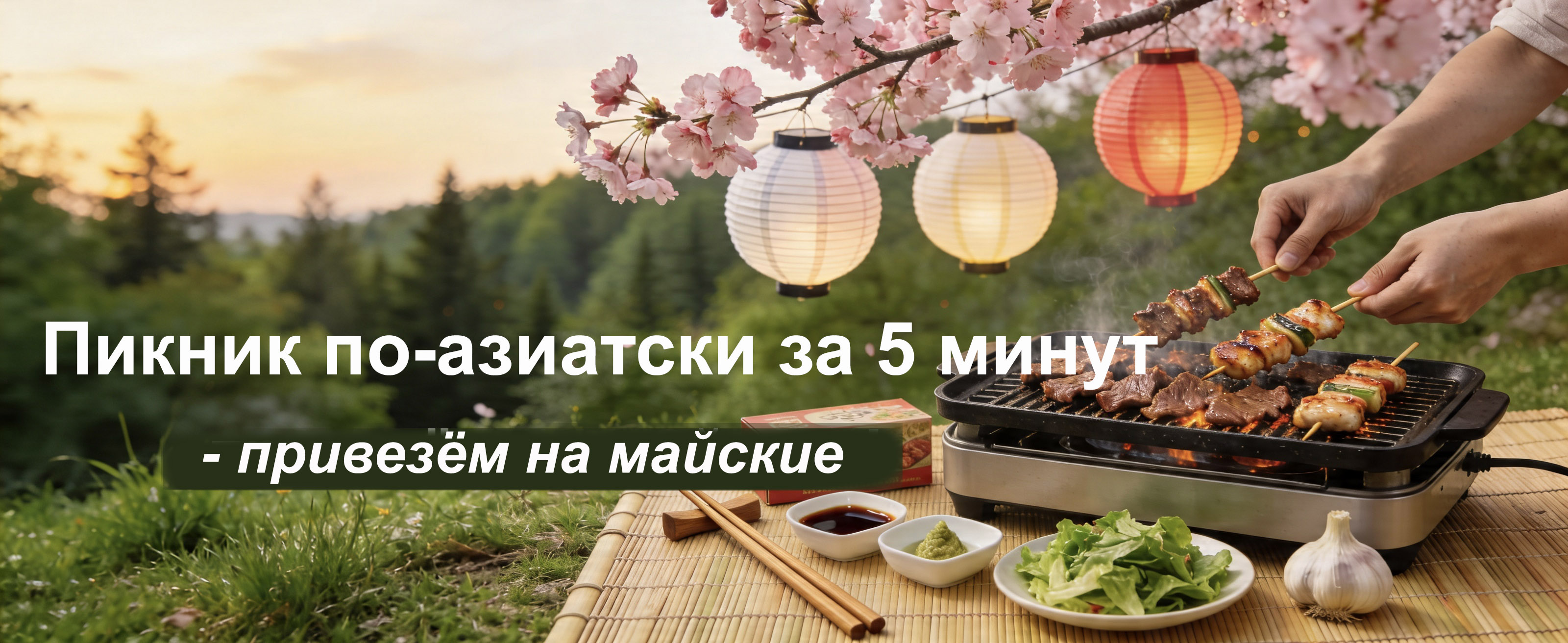 Пикник по-азиатски к майским праздникам
