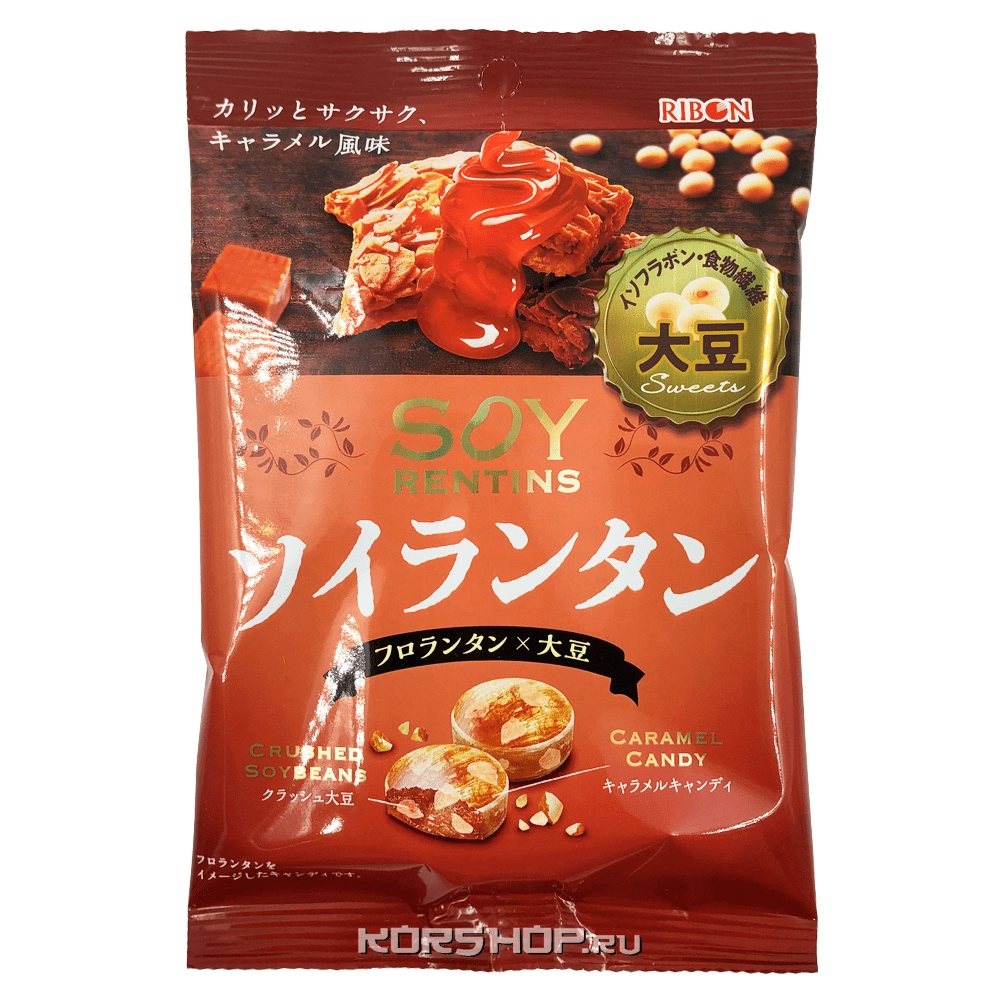 Карамель со вкусом кинако Ribon, Япония, 80 г. Карамель со вкусом кинако Ribon, Япония, 80 г.