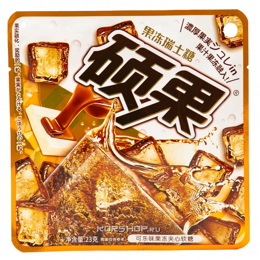 Жевательные конфеты Кола Fruit Jelly, Китай, 23 г Жевательные конфеты Кола Fruit Jelly, Китай, 23 г