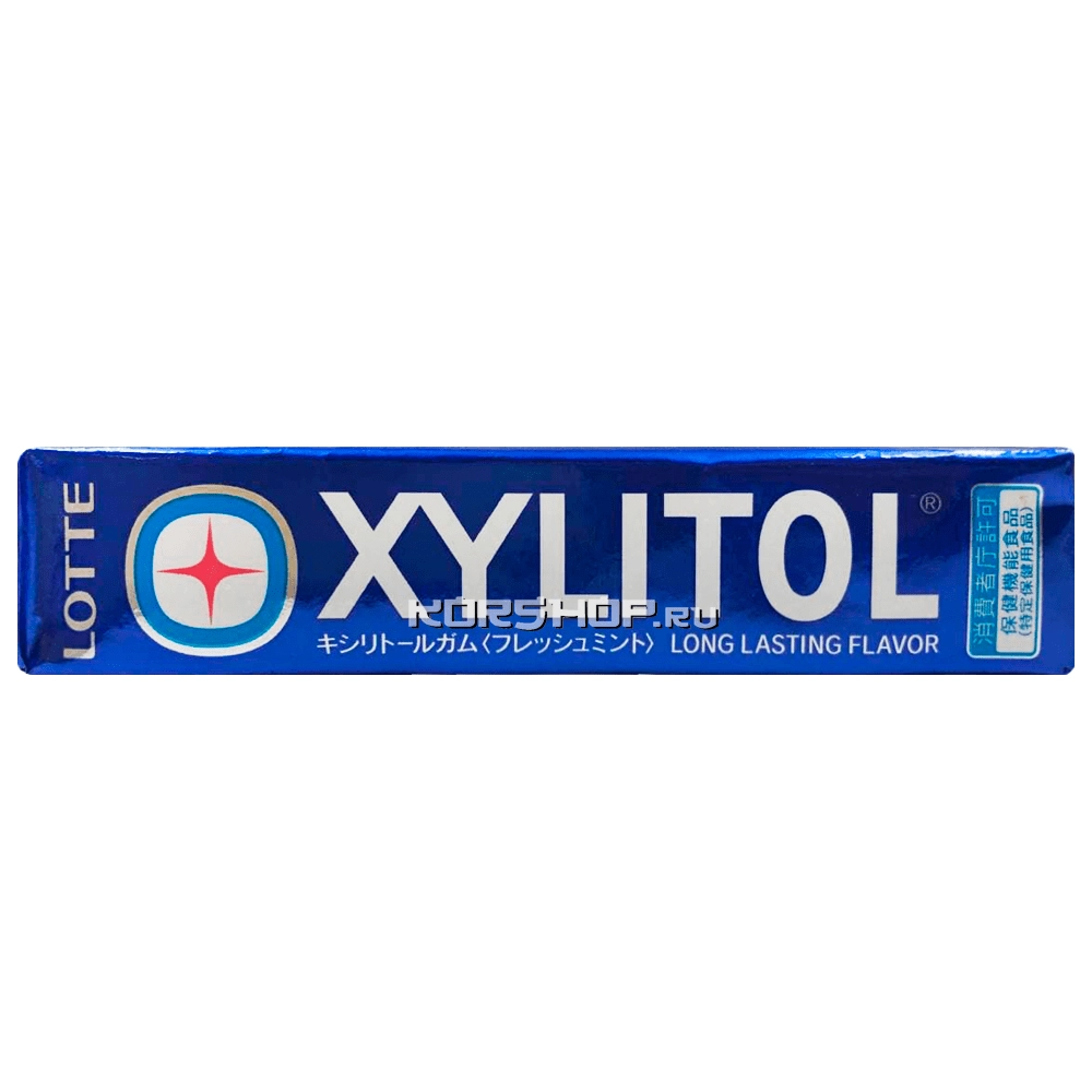 Жевательная резинка Освежающая мята Xylitol Lotte, Япония, 21 г