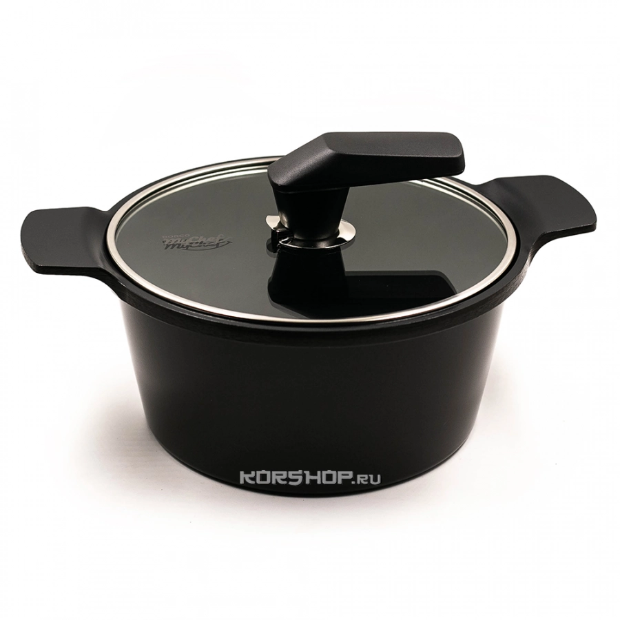 Кастрюля с антипригарным покрытием Dorco MyChef IH New Cast (24 см), Корея Кастрюля с антипригарным покрытием Dorco MyChef IH New Cast (24 см), Корея