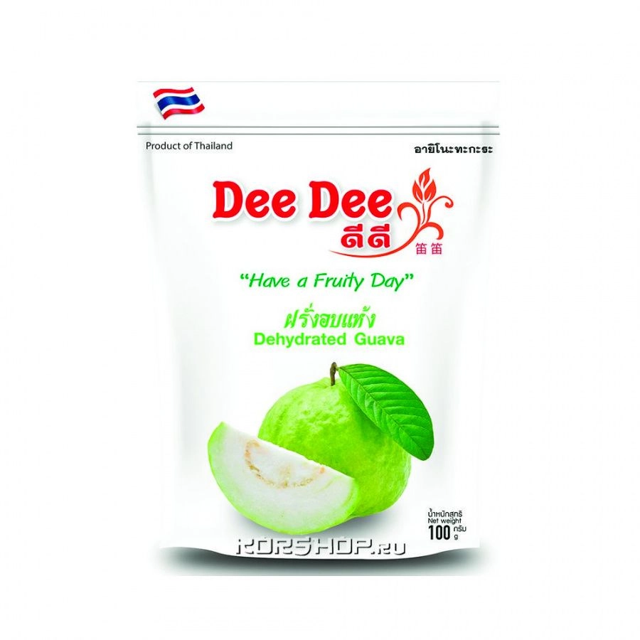 Сушеная гуава (дегидрированная) Dee Dee, Таиланд 100 г.