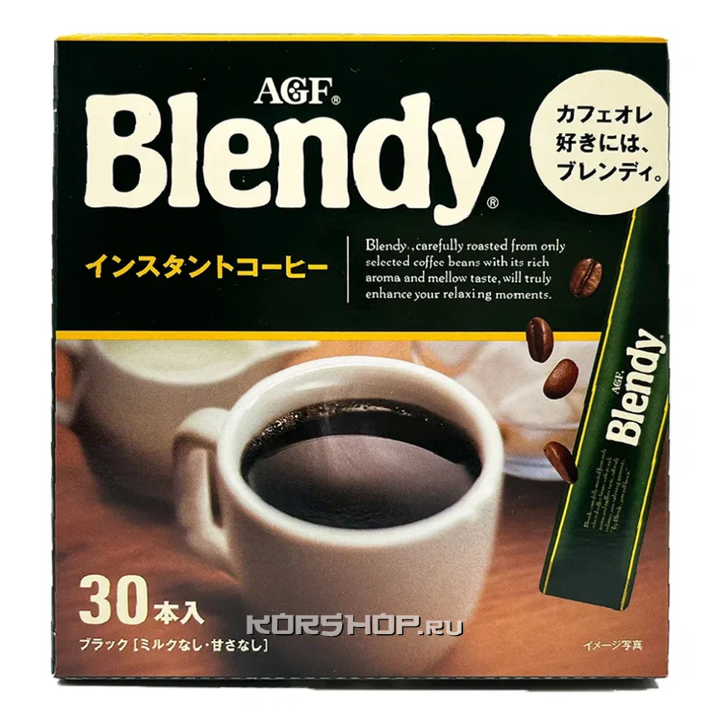 Кофе растворимый в стиках Blendy Special Blend AGF, Япония, 60 г (30 шт)