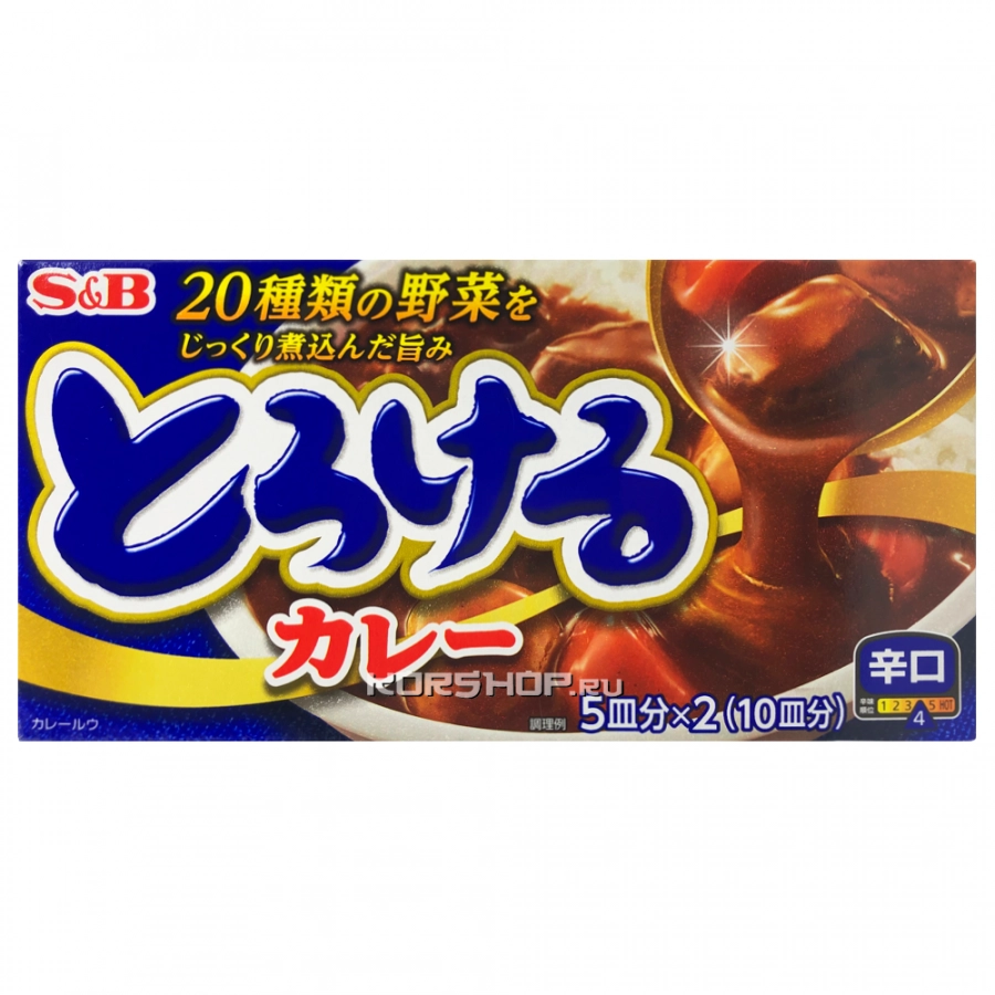 Карри Пикантный Микс (острый) S and B S&amp;B, Япония, 180 г