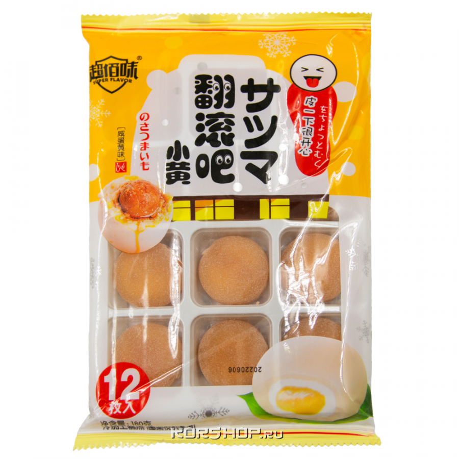 Моти со вкусом соленого яичного желтка Chaobaiwei, Китай, 180 г