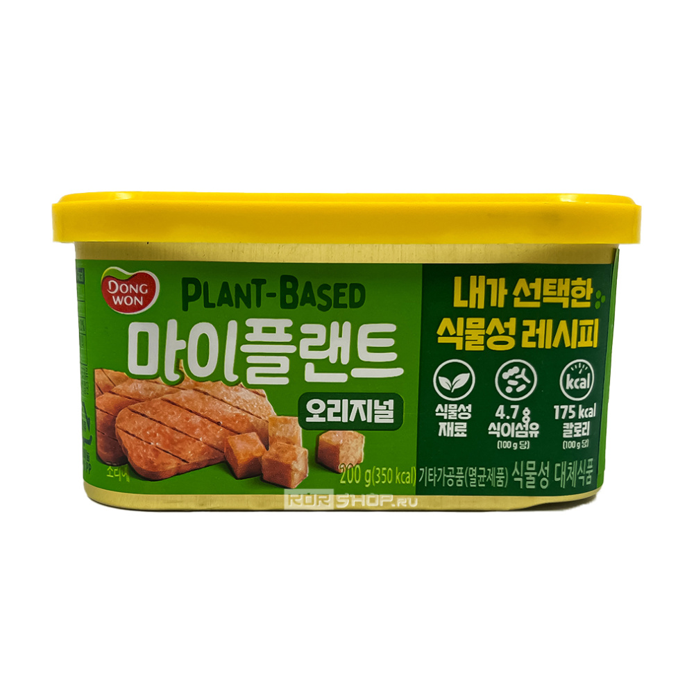 Растительная веганская ветчина консервированная Dongwon, Корея, 200 г