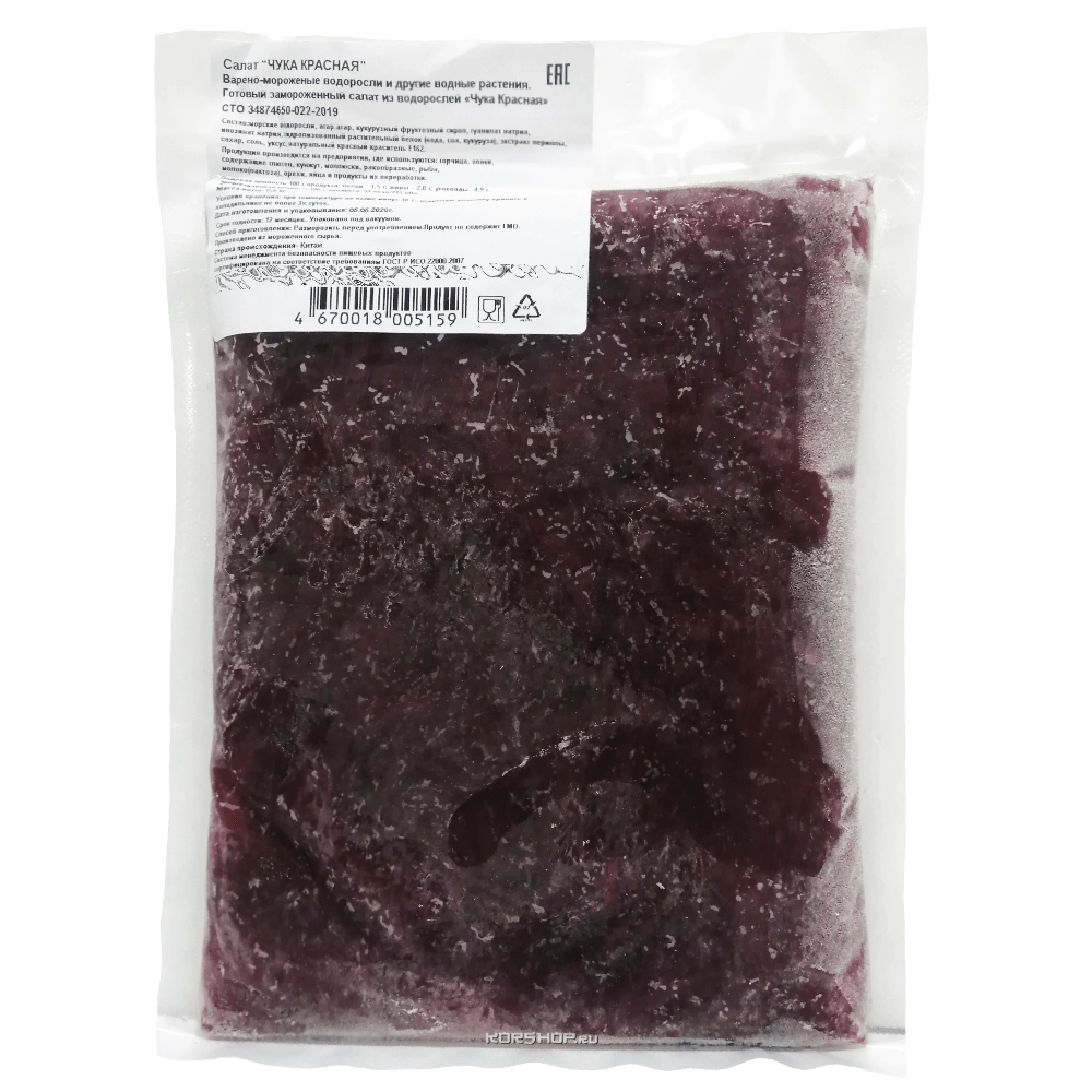 Салат Чука готовый красный, Китай, 500 г Салат Чука готовый красный, Китай, 500 г