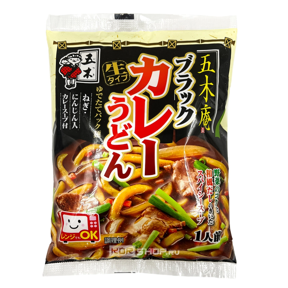 Удон черный с овощным карри супом Itsuki, Япония, 226 г Удон черный с овощным карри супом Itsuki, Япония, 226 г