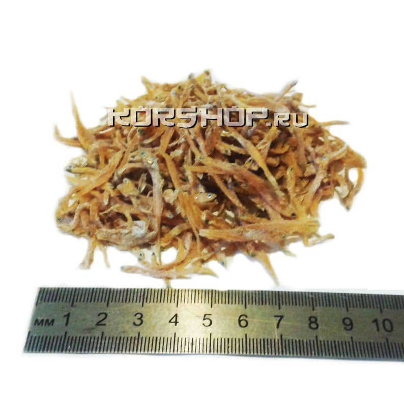 Анчоус японский сушеный (мельчи) 2-3 см 100 г