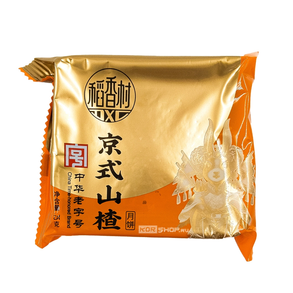 Лунный пряник со вкусом пекинского боярышника DaoXiangCun (Китай), 75 г Лунный пряник со вкусом пекинского боярышника DaoXiangCun (Китай), 75 г