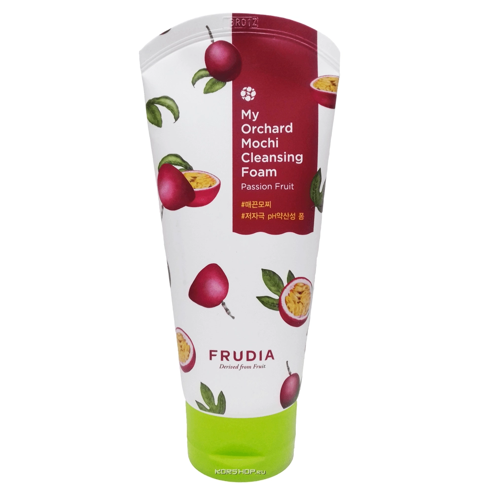 Очищающая пенка моти с маракуйей My Orchard Frudia, Корея, 120 г Очищающая пенка моти с маракуйей My Orchard Frudia, Корея, 120 г