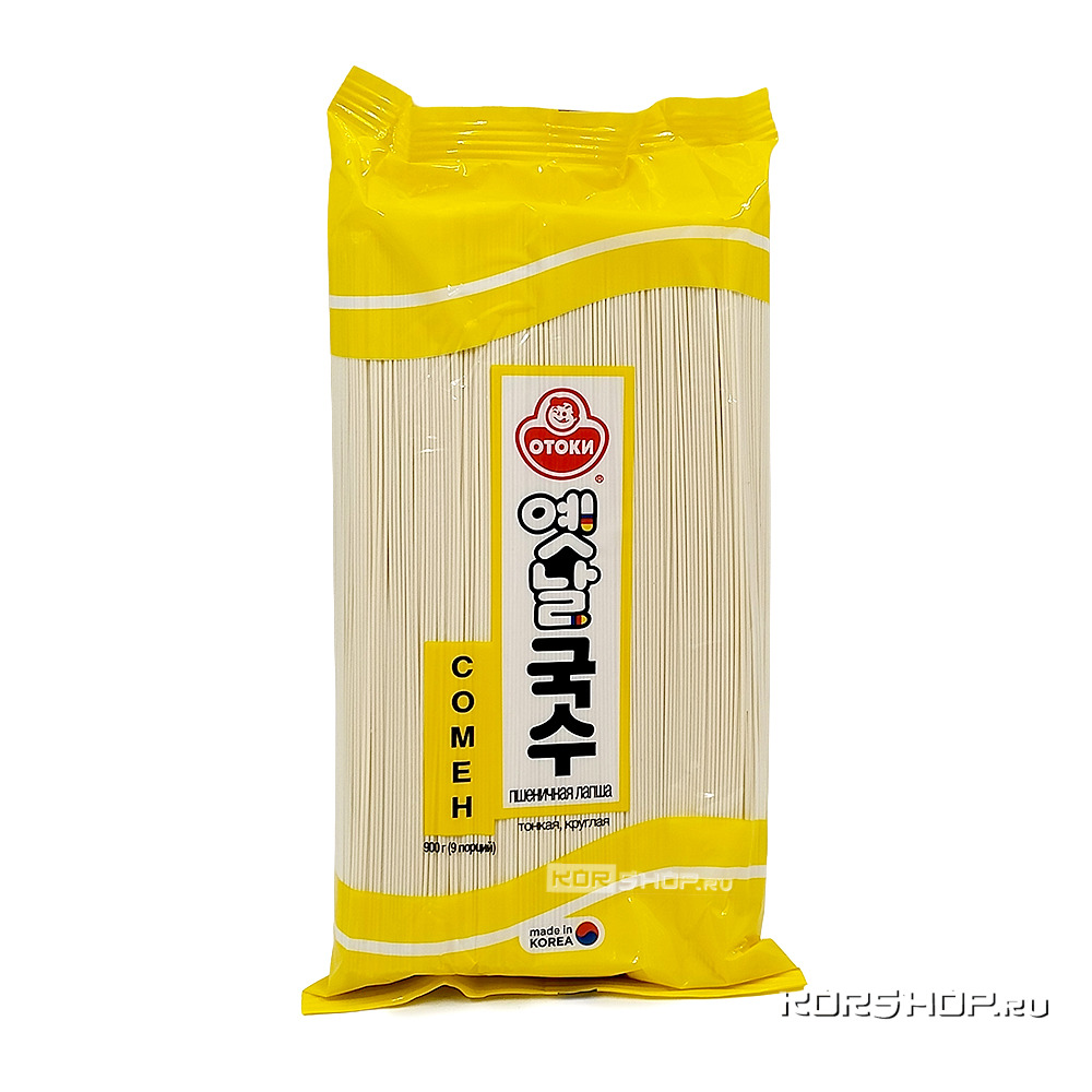 Лапша Сомен для куксу Otoki Ottogi, Корея, 900 г  (очень тонкая)