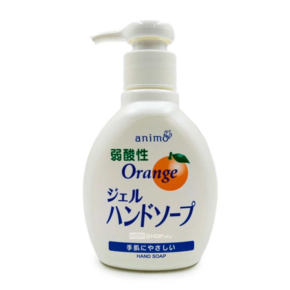 Мыло для рук слабокислотное с нежным ароматом апельсина Animo Eoria Orange (Япония), 200 мл