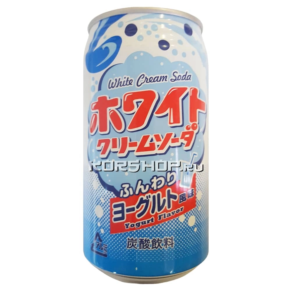Напиток «Крем-сода» со вкусом йогурта White Cream Soda Tominaga, Япония, 350 мл Напиток «Крем-сода» со вкусом йогурта White Cream Soda Tominaga, Япония, 350 мл