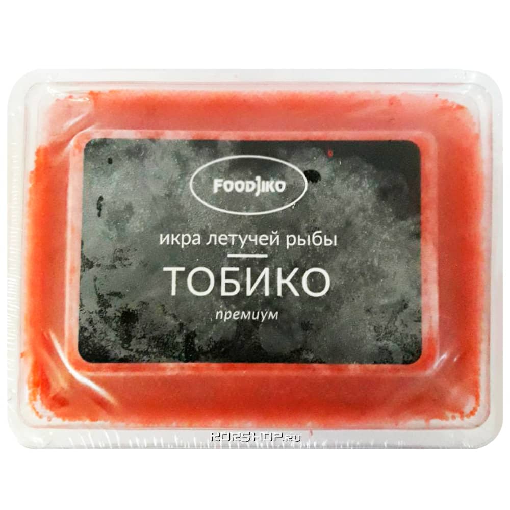 Икра летучей рыбы Тобико (красная), 500 г